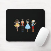Weihnachts Nutcracker Ballet Niedliche Weihnachtsg Mousepad (Mit Mouse)