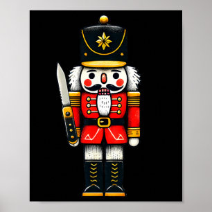 Weihnachts Nutcracker Ballet Weihnachten Spaß Paja Poster