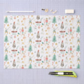 Weihnachts-Nutcracker Ballett Kleines Muster Seidenpapier (Handwerk)