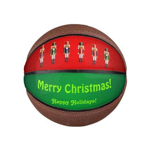 Weihnachts-Nutcracker-Ballett Mini Basketball (Vorderseite)