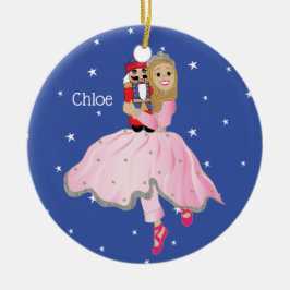 Weihnachts-Nutcracker Ballett-Ornament personalisi Keramik Ornament