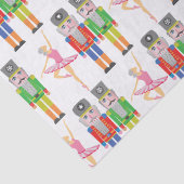 Weihnachts-Nutcracker-Ballett-Tänzer Seidenpapier (Detail)