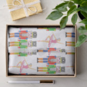 Weihnachts-Nutcracker-Ballett-Tänzer Seidenpapier (Geschenk)