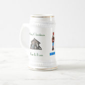 Weihnachts-Nutcracker-Ballett-Tasse Bierglas (Vorderseite Links)