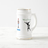 Weihnachts-Nutcracker-Ballett-Tasse Bierglas (VorderseiteRechts)