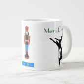 Weihnachts-Nutcracker-Ballett-Tasse Jumbo-Tasse (Vorderseite Rechts)