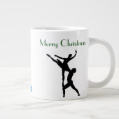 Weihnachts-Nutcracker-Ballett-Tasse Jumbo-Tasse (Rechts)
