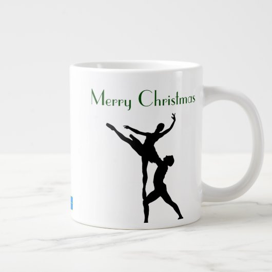 Weihnachts-Nutcracker-Ballett-Tasse Jumbo-Tasse (Rechts)