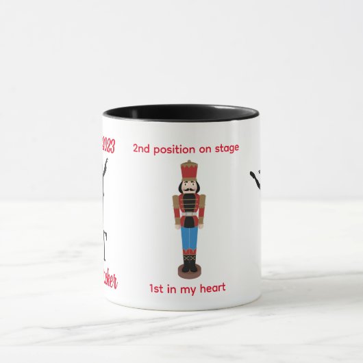 Weihnachts-Nutcracker-Ballett-Tasse Tasse (Zentrum)