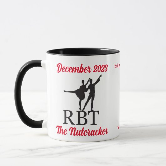 Weihnachts-Nutcracker-Ballett-Tasse Tasse (Links)