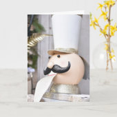 Weihnachts-Nutcracker Chelsea London Feierliche Ze Karte (Gelbe Blume)