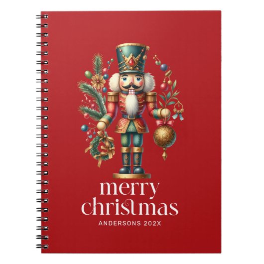 Weihnachts-Nutcracker Custom-Foto Notizblock (Vorderseite)