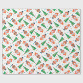 Weihnachts-Nutcracker Feiertage Geschenkpapier (Flach)