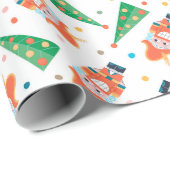 Weihnachts-Nutcracker Feiertage Geschenkpapier (Rolleneckpunkt)