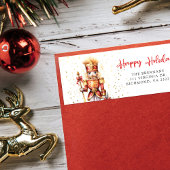 Weihnachts-Nutcracker-Feiertage-Rücksendeadresse