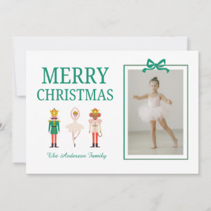 Weihnachts-Nutcracker-Foto Feiertagskarte