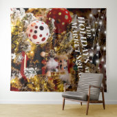 Weihnachts-Nutcracker-Foto Hintergrund Wandteppich (Beispiel (Horizontal))