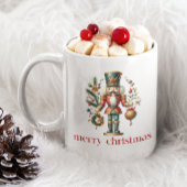Weihnachts-Nutcracker Frohen Weihnachtstext Kaffeetasse