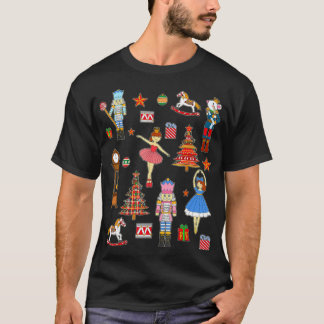 Weihnachts-Nutcracker Geschenk Girls Ballet Xmas P T-Shirt