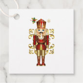 Weihnachts-Nutcracker Geschenkanhänger (Vorderseite)