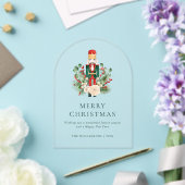 Weihnachts Nutcracker Grüne Festlich Acryleinladungen (Insitu (Hochzeit))
