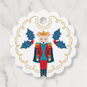Weihnachts-Nutcracker Mouse King To & From Geschenkanhänger (Vorderseite)
