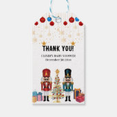 Weihnachts-Nutcracker Ornaments Baby Shower Geschenkanhänger (Vorderseite)