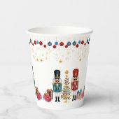 Weihnachts-Nutcracker Ornaments Baby Shower Pappbecher (Rückseite)