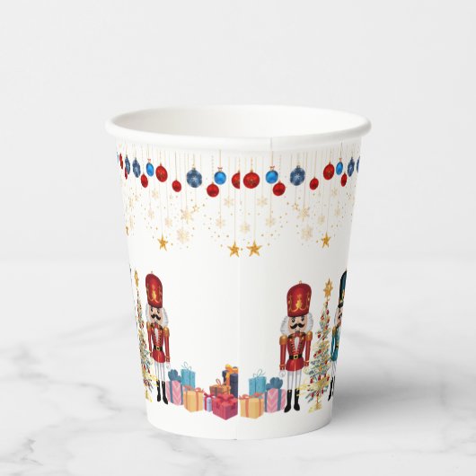 Weihnachts-Nutcracker Ornaments Baby Shower Pappbecher (Rechts)