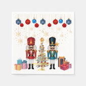 Weihnachts-Nutcracker Ornaments Baby Shower Serviette (Vorderseite)