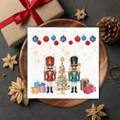 Weihnachts-Nutcracker Ornaments Baby Shower Serviette