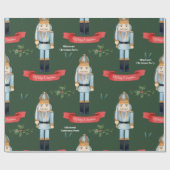Weihnachts-Nutcracker-Papier Geschenkpapier (Flach)