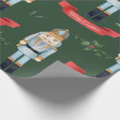 Weihnachts-Nutcracker-Papier Geschenkpapier (Ecke)