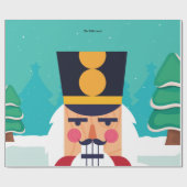Weihnachts-Nutcracker-Papier Geschenkpapier (Flach)