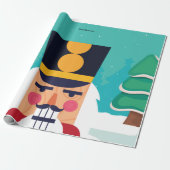 Weihnachts-Nutcracker-Papier Geschenkpapier (Ungerollt)