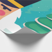 Weihnachts-Nutcracker-Papier Geschenkpapier (Ecke)