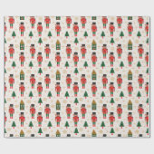 Weihnachts-Nutcracker-Papier Geschenkpapier (Flach)