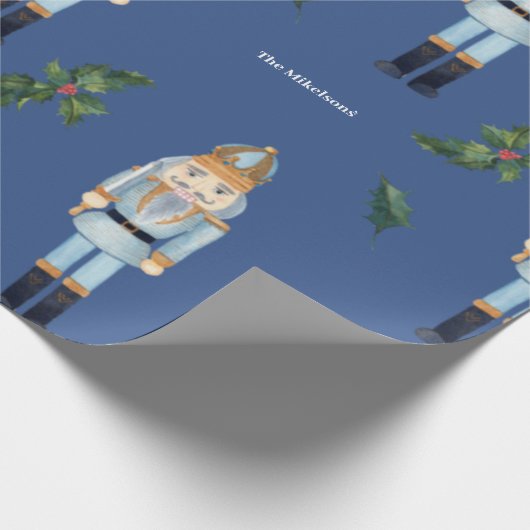 Weihnachts-Nutcracker-Papier Geschenkpapier (Ecke)
