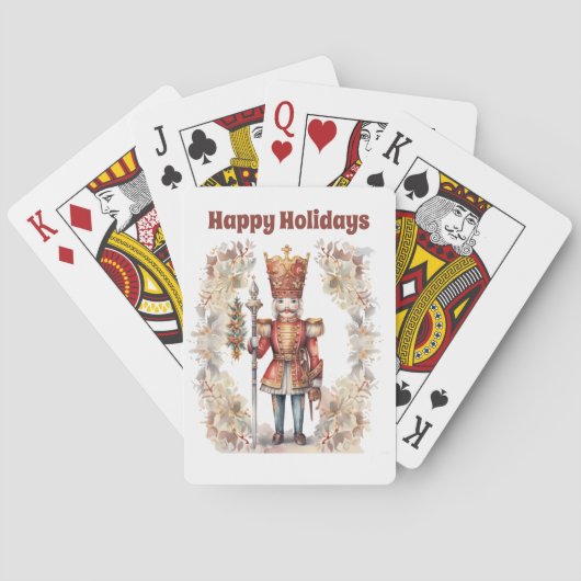 Weihnachts-Nutcracker-Poker Spielkarten (Rückseite)