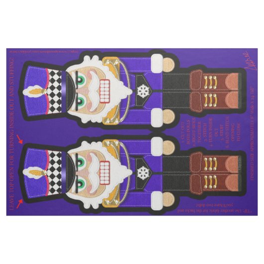 Weihnachts-Nutcracker Soldier Fat Quarter Kit Pupp Stoff (Fat Quarter (45,7 x 55,9 cm))
