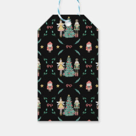 Weihnachts-Nutcracker Soldiers & Fairies auf schwa Geschenkanhänger