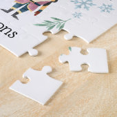 Weihnachts-Nutcracker-Spielzeugsoldaten Puzzle (Seite)