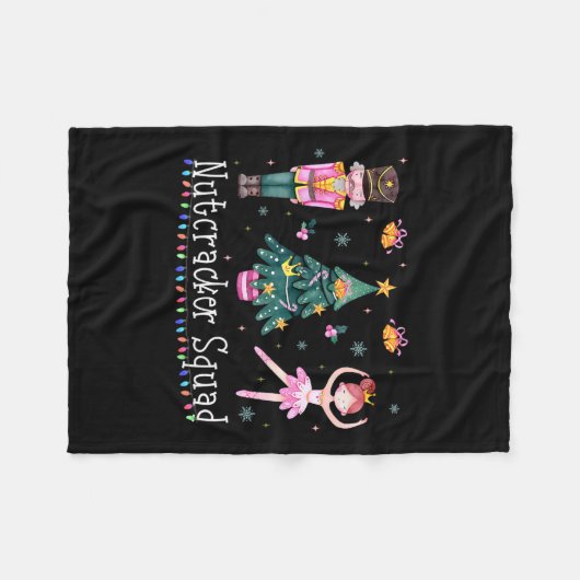 Weihnachts-Nutcracker Squad Ballett-Tanz Frauen Ki Fleecedecke (Vorderseite (Horizontal))