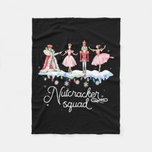 Weihnachts-Nutcracker Squad Ballett-Tanz Frauen Ki Fleecedecke