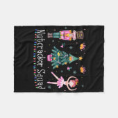 Weihnachts-Nutcracker Squad Ballett-Tanz Frauen Ki Fleecedecke (Vorderseite (Horizontal))