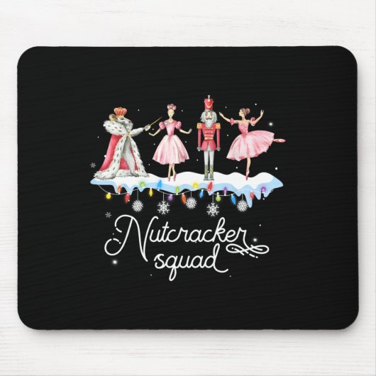 Weihnachts-Nutcracker Squad Ballett-Tanz Frauen Ki Mousepad (Vorne)