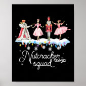 Weihnachts-Nutcracker Squad Ballett-Tanz Frauen Ki Poster (Vorne)