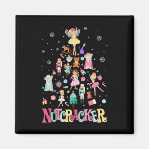 Weihnachts-Nutcracker Squad Ballett-Tanz passt auf Magnet
