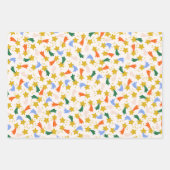 Weihnachts-Nutcracker-Sterne Geschenkpapier Set (Vorderseite 3)