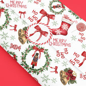 Weihnachts-Nutcracker-Strümpfe Seidenpapier